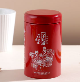 圓形茶葉鐵罐密封內(nèi)塞蓋加厚普洱茶茯茶鐵罐包裝
