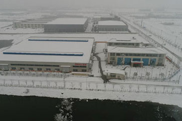 制罐廠雪景俯瞰圖 制罐廠雪景俯瞰圖