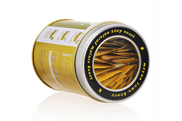 圓形蜂蜜鐵盒 圓形蜂蜜鐵盒