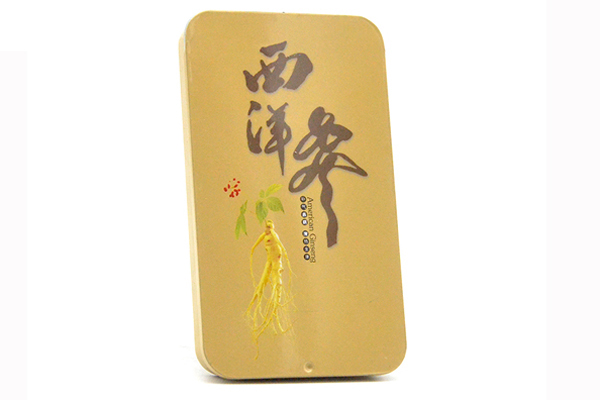 西洋參中藥材金屬鐵盒包裝 西洋參中藥材金屬鐵盒包裝
