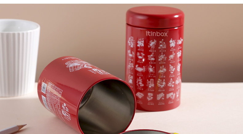 圓形茶葉鐵罐 圓形茶葉鐵罐