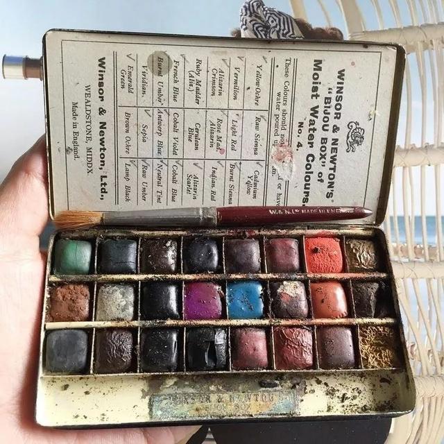 水彩鐵盒 水彩鐵盒