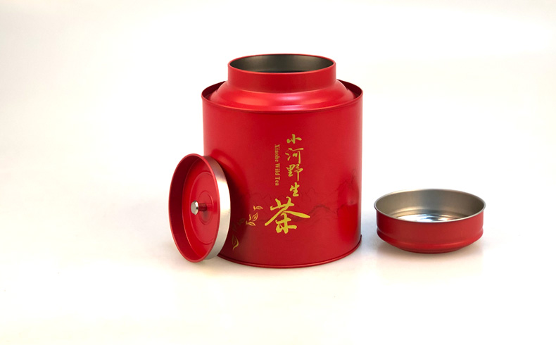 雙層蓋茶葉罐 雙層蓋茶葉罐