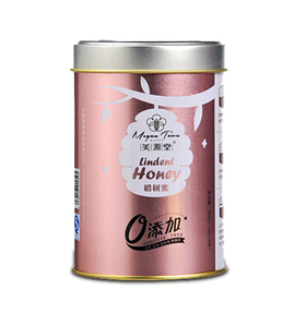 爆款馬口鐵盒 圓形蜂蜜鐵盒訂做
