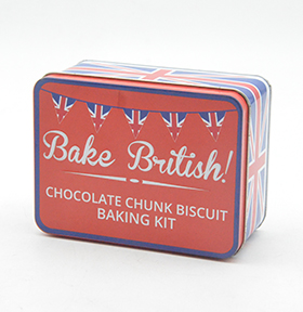 巧克力餅干食品鐵盒包裝定制