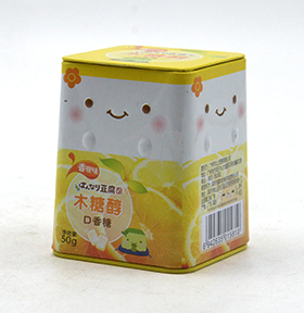 口香糖食品鐵盒包裝定制廠家