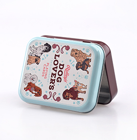 翻蓋鐵盒包裝,撲克包裝盒定制