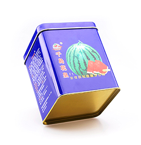 小號方形農(nóng)產(chǎn)品種子鐵盒包裝